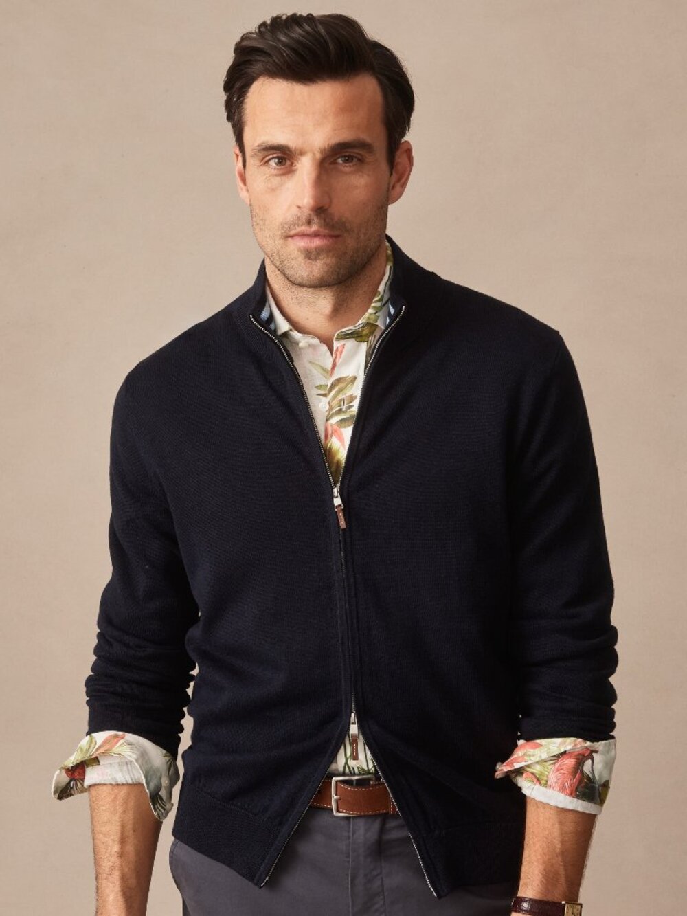 J McLaughlin Orwell Sweater - Dark Navy NEW